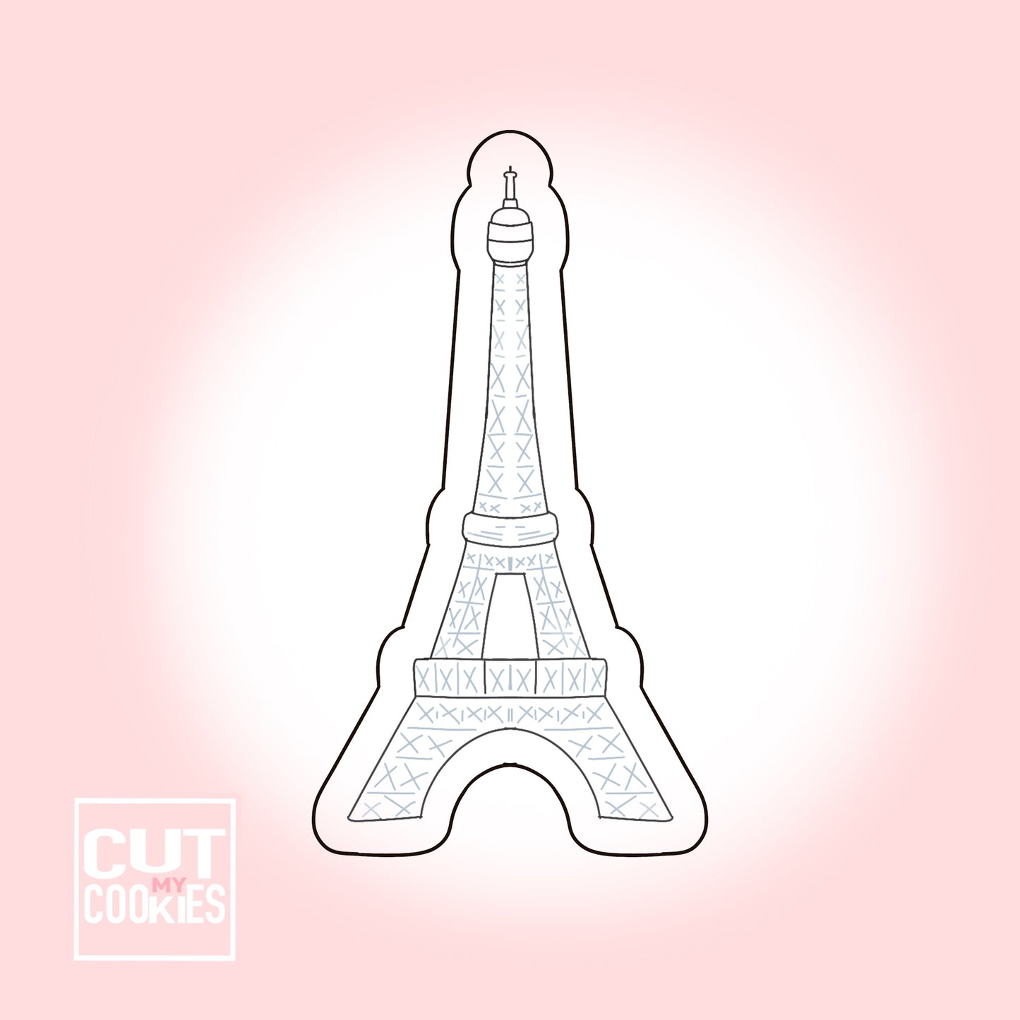 Ausstechform Eifelturm - Emily Set