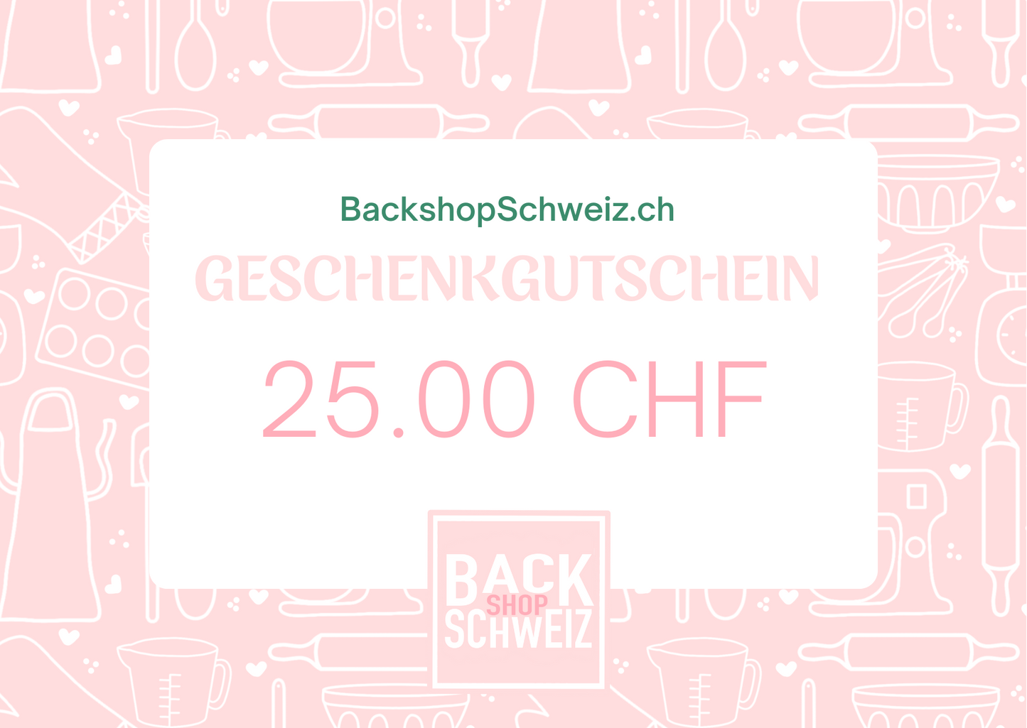 BackshopSchweiz - Geschenkgutscheine