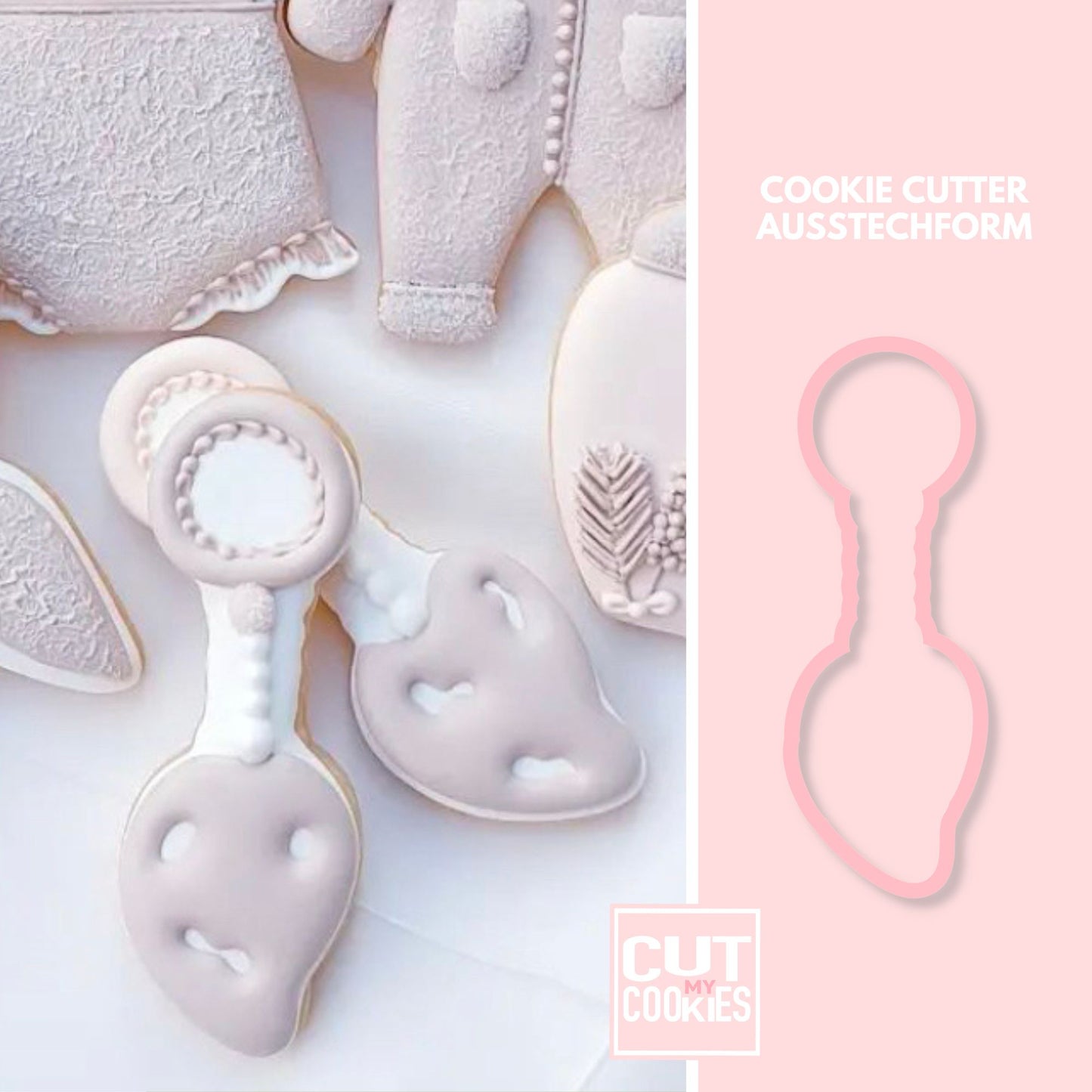 Ausstechform Schnullerkette