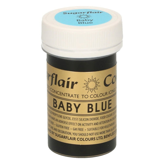 Sugarflair Paste -  Lebensmittelfarbe - Baby Blau