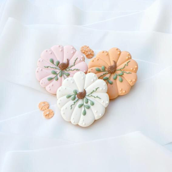 Ausstechform Kürbis von oben