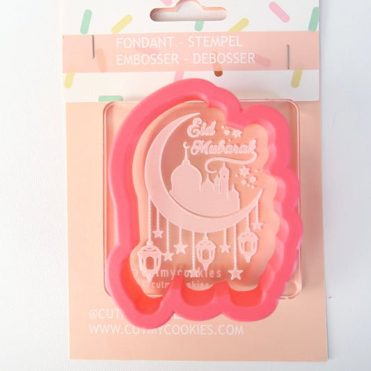 Fondant Stempel - Debosser - Mond mit Moschee