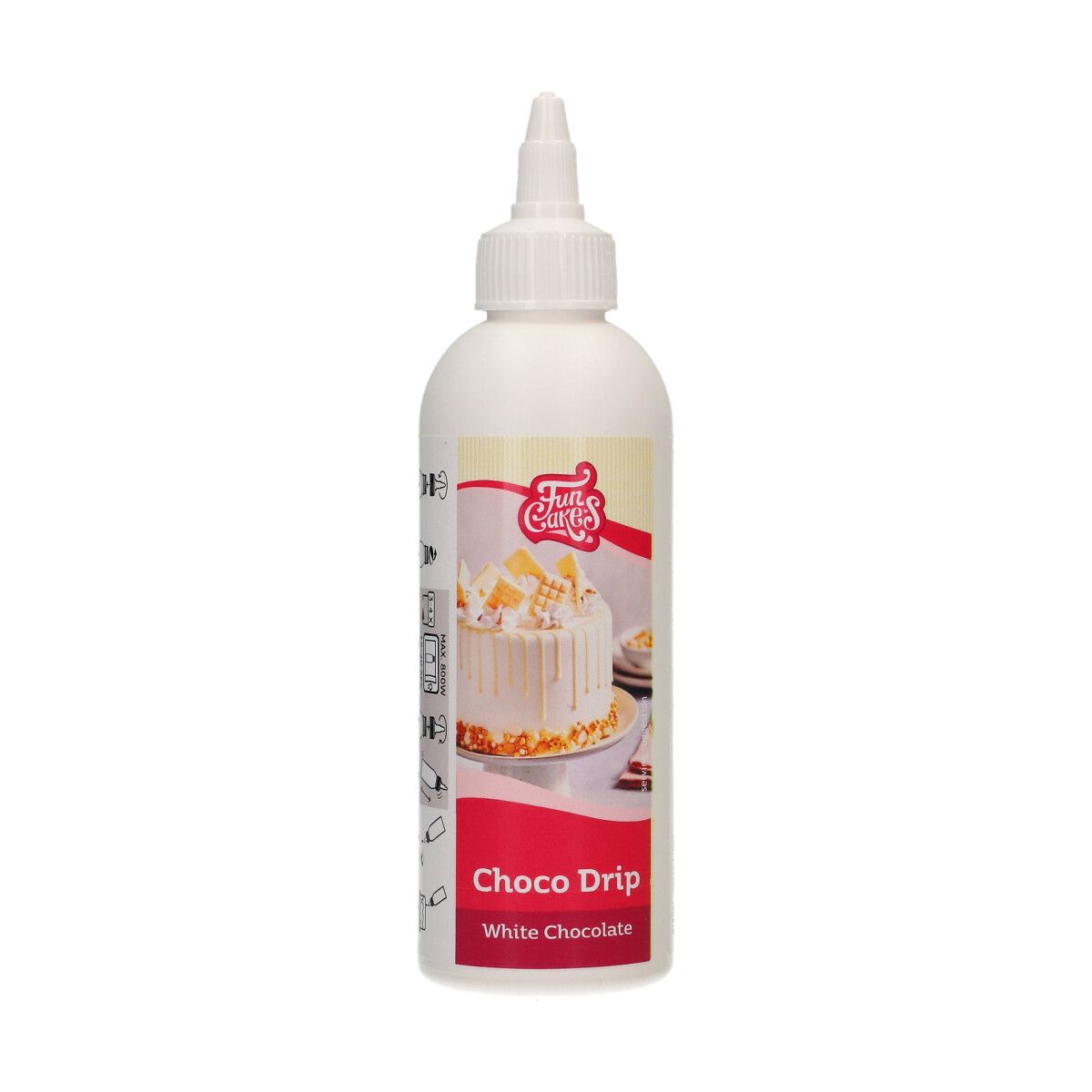 Funcakes Choco Drip weisse Schokolade