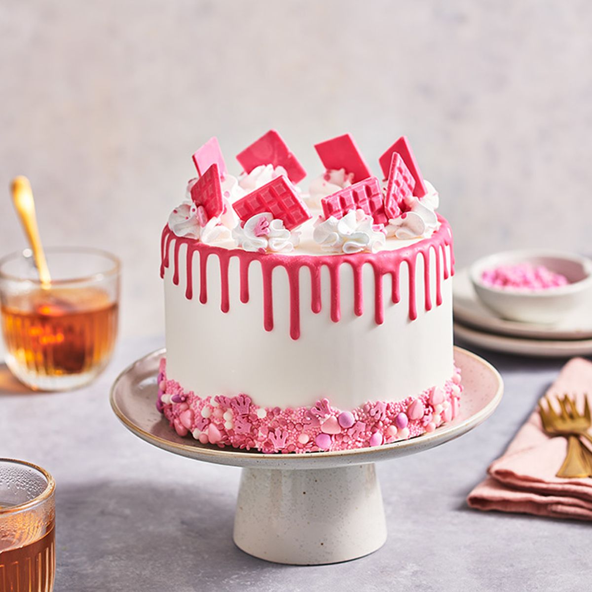 Funcakes Choco Drip Rosa
