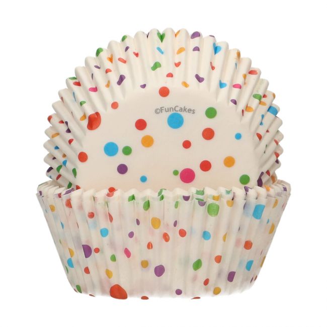 Funcakes Cupcake Backförmchen Konfetti