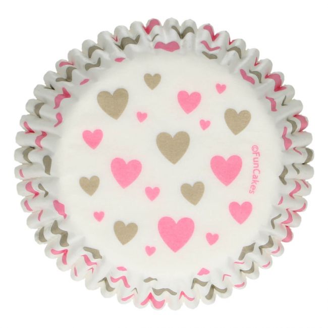 Funcakes Cupcake Backförmchen Herzen