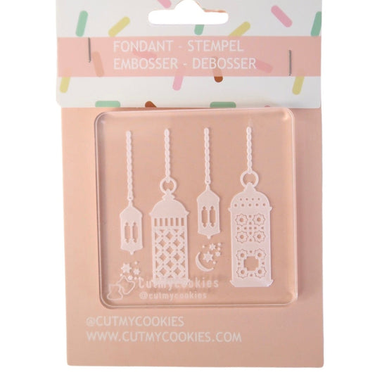 Fondant Stempel - Debosser - Laternen