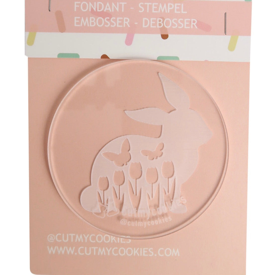 Fondant Stempel - Debosser - Hase