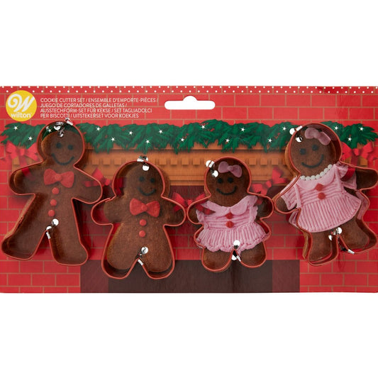 Wilton Ausstechformen Lebkuchen Familie - 4 Stk