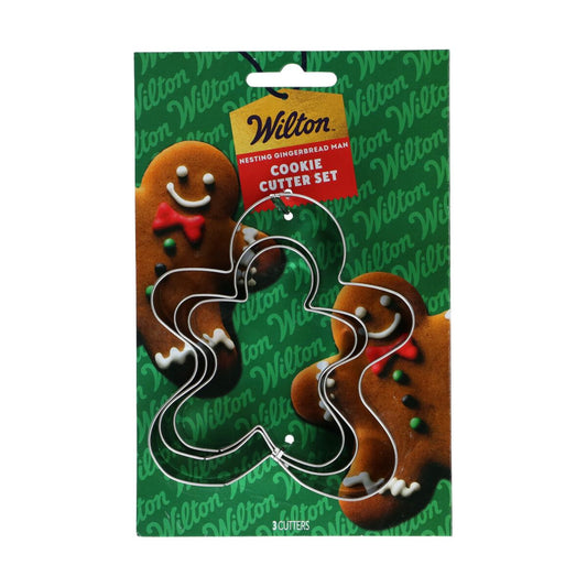 Wilton Ausstecher Set - Lebkuchenmann - 3 Stück