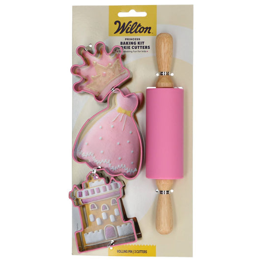 Wilton Backset mit Ausstecher und Wallholz - Prinzessin