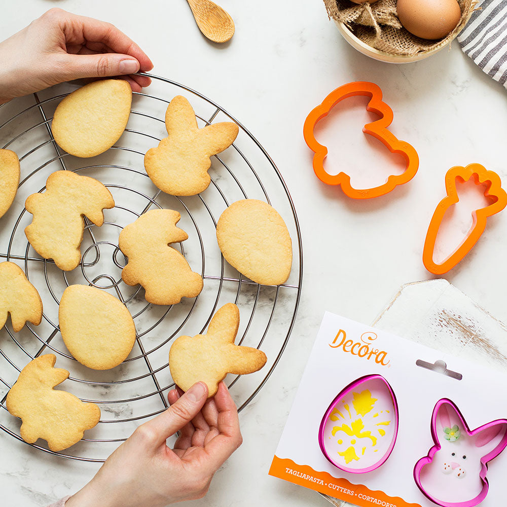 Decora Ausstechformen Hase und Karottei - 2 Stk