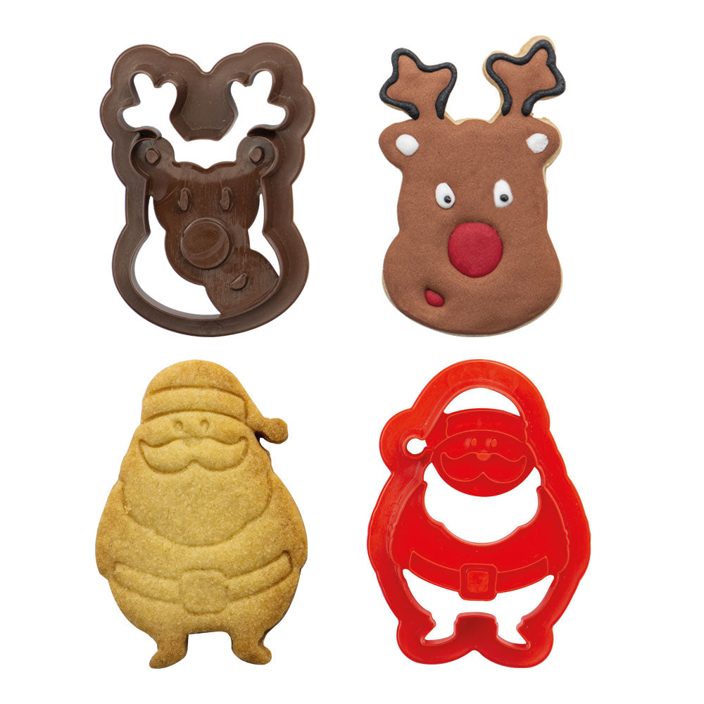 Decora Ausstechformen Santa und Rentier