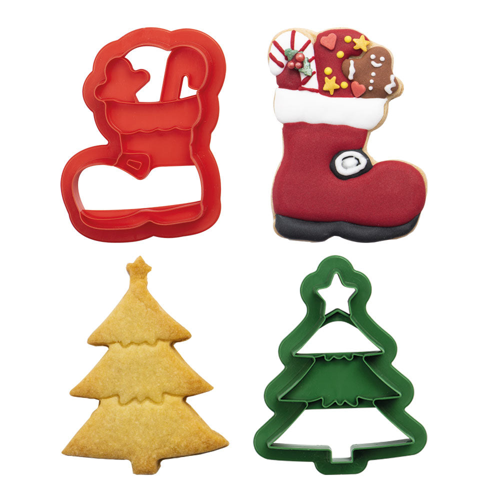 Decora Ausstechformen Tannenbaum und Stiefel 