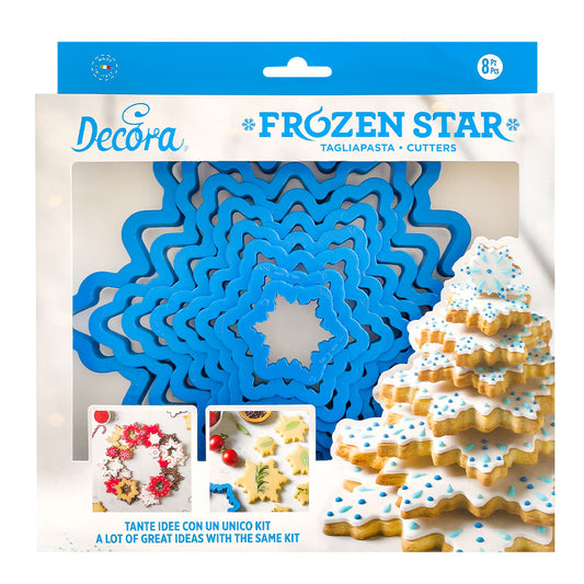 Decora Ausstechformen Schneeflocken-Baum Set - 8 Stk