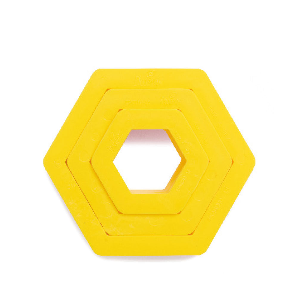 Decora Ausstechformen Hexagon - Sechseck -  3 Stk