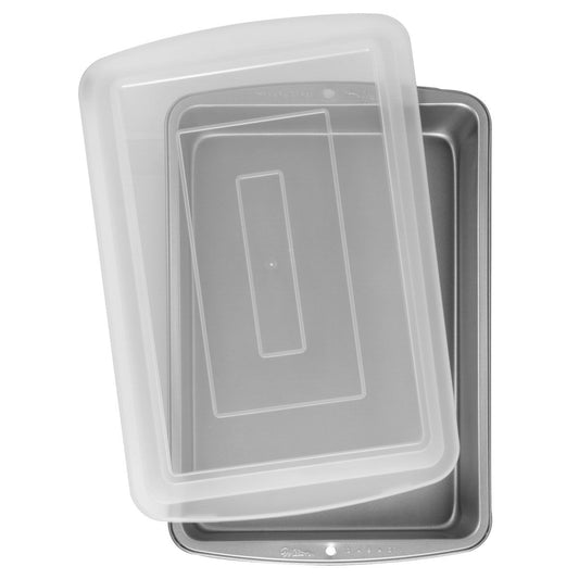 Wilton Backform Rechteck mit Deckel - 32.5x22.5cm