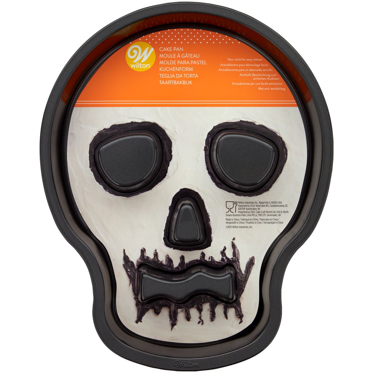 Wilton Backform Totenkopf