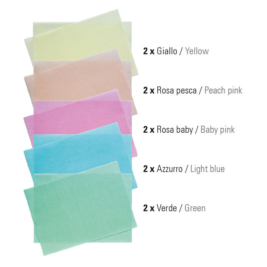 Decora - Esspapier - Wafer Paper bunt - 10 Stück