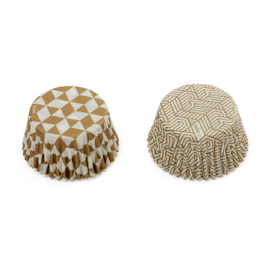 Decora Cupcake Backförmchen Geometrische Formen - 36 Stk 
