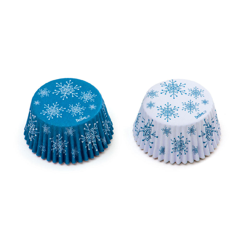 Decora Cupcake Backförmchen Schneeflocken