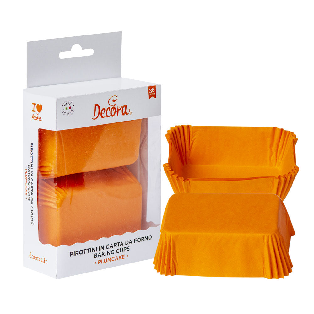 Backförmchen  für Mini Plumcakes - in vielen Farben - 36 Stück