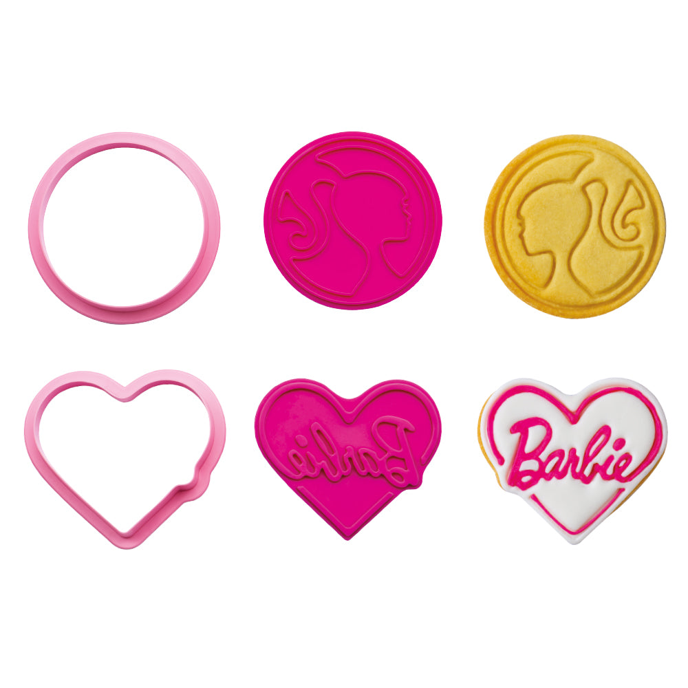 Decora Barbie Ausstechform und Stempel Set