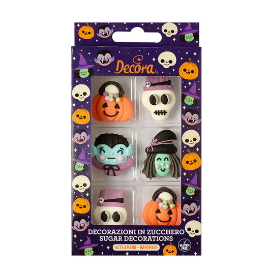 Decora Zucker Dekoration - Horror - 6 Stück
