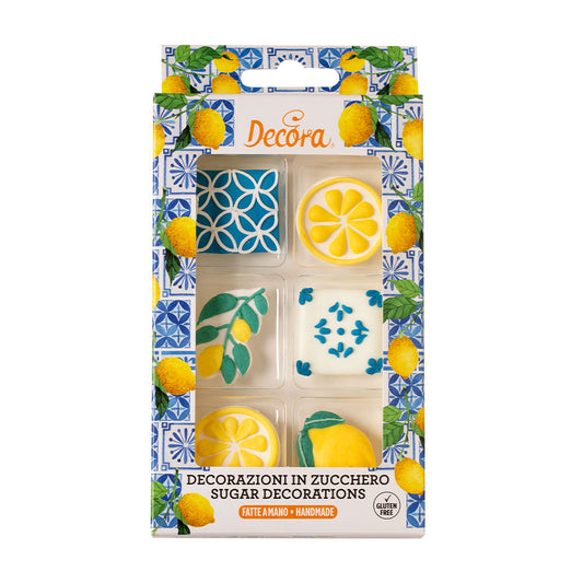 Decora Zucker Dekoration - Amalfi - 6 Stück