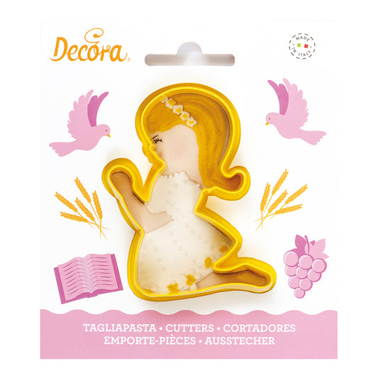 Decora Ausstechform Kommunion Mädchen