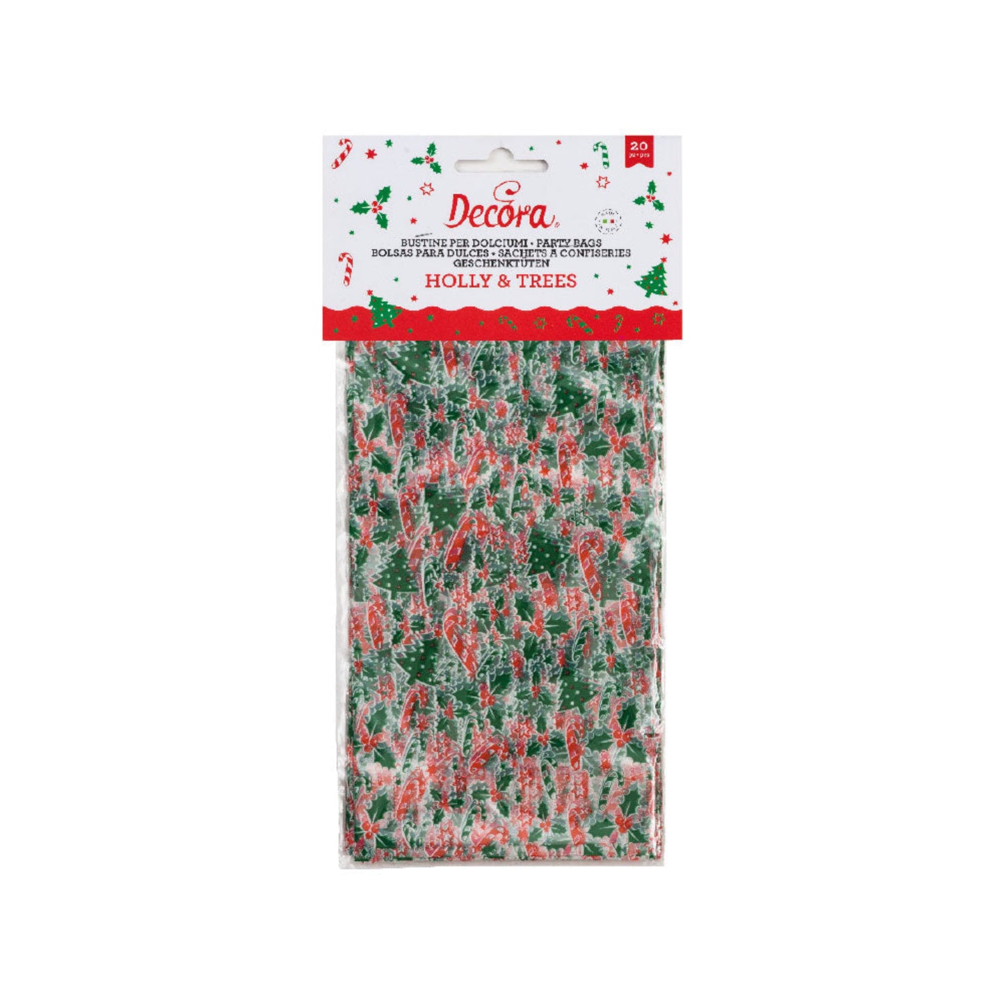 Decora Geschenktüte Weihnachten - 20 Stück