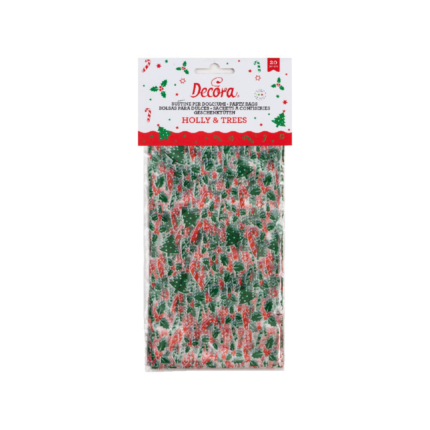 Decora Geschenktüte Weihnachten - 20 Stück