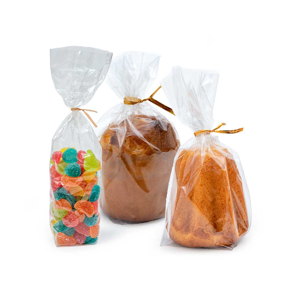 Verschlüsse für Geschenktüte - gold - 200 Stk