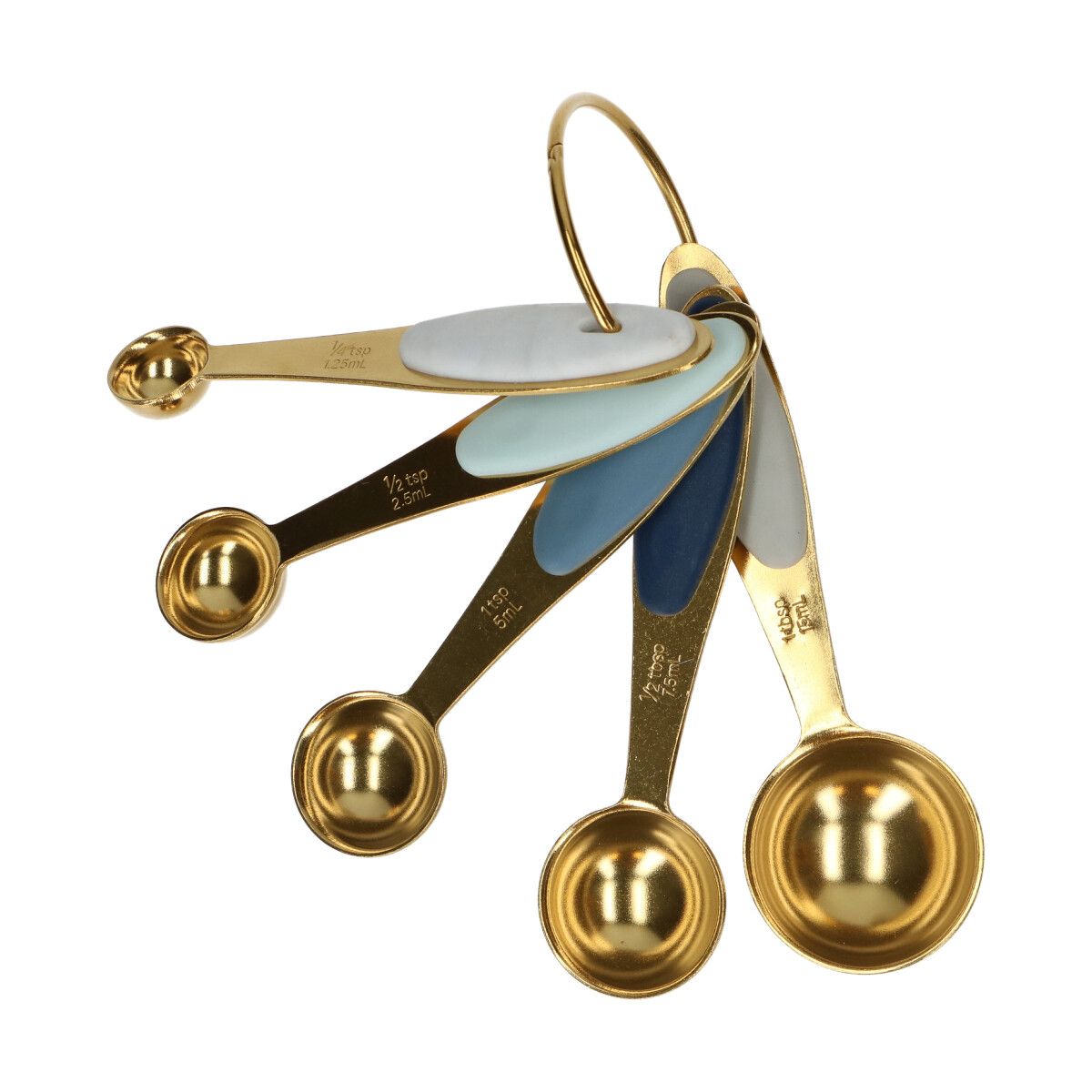 Wilton Gold Metal Messlöffel Set - 5 Stk