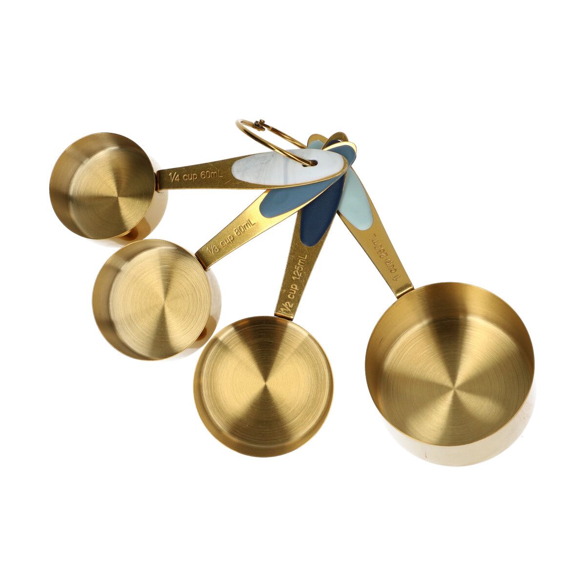 Wilton Gold Metal Messbecher Set - 4 Stk