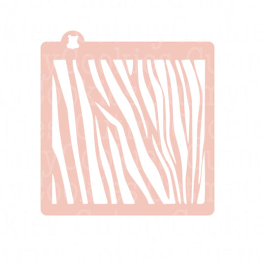 Schablone Muster Zebra