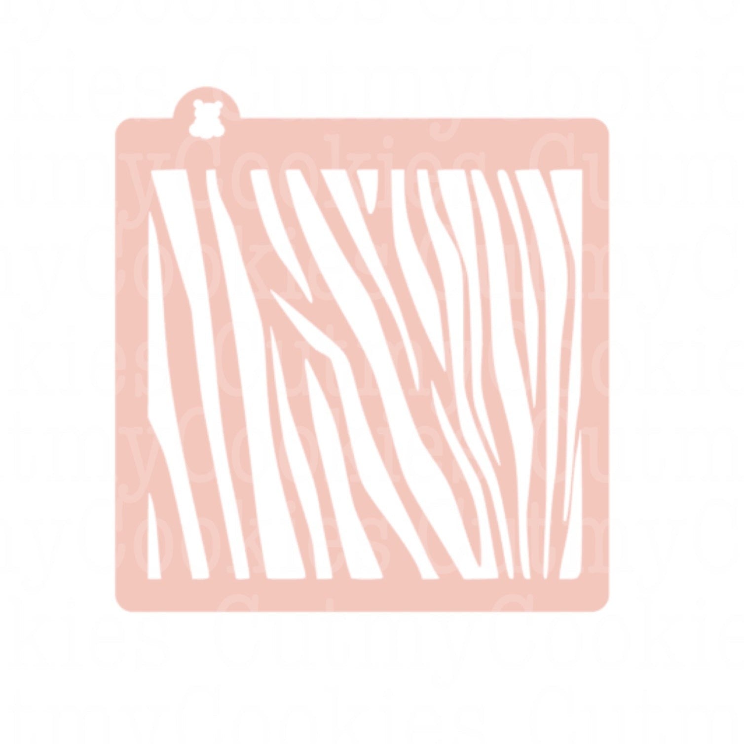 Schablone Muster Zebra