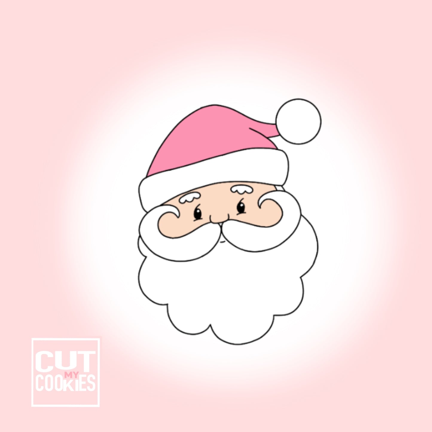 Ausstechform Weihnachtsmann - Santa