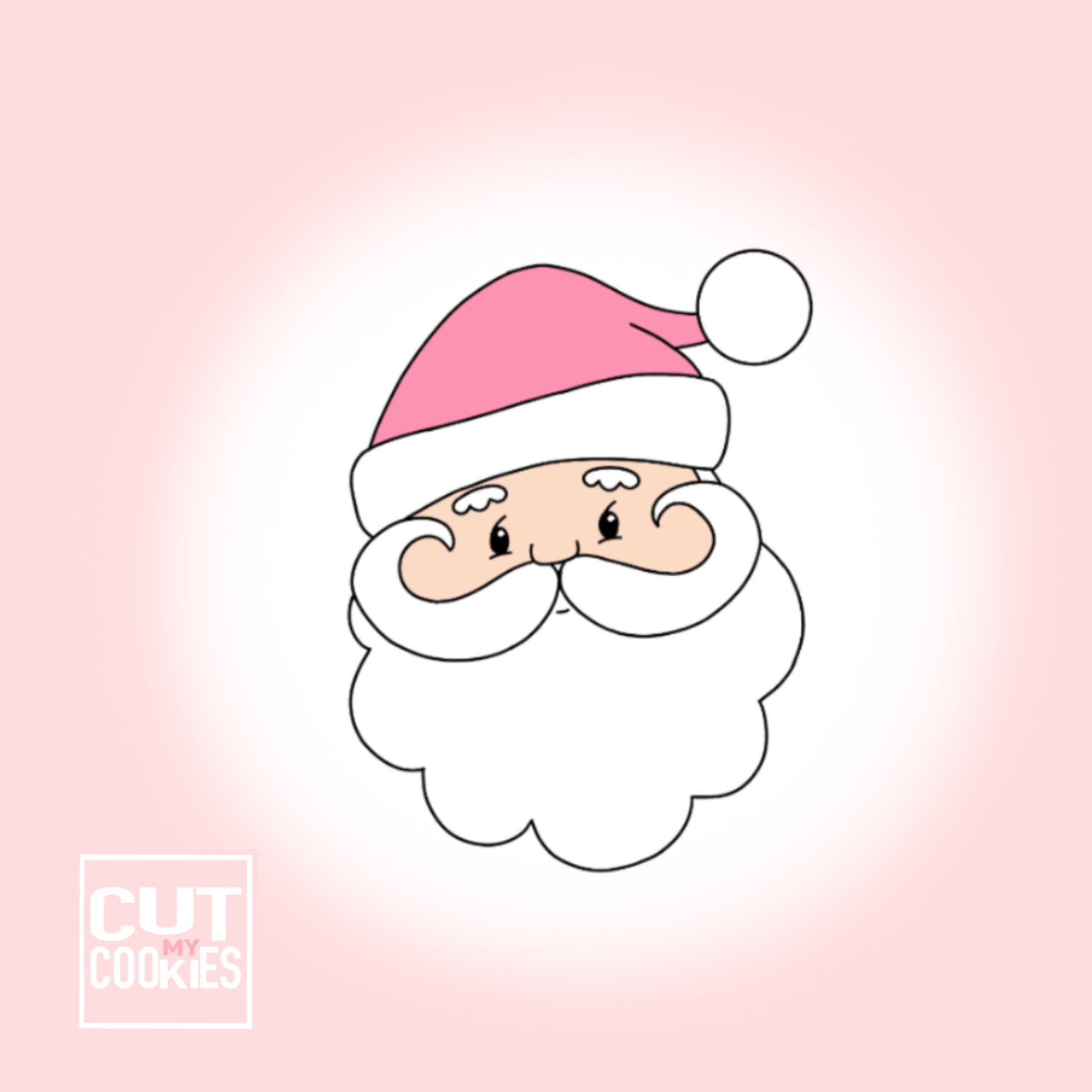 Ausstechform Weihnachtsmann - Santa