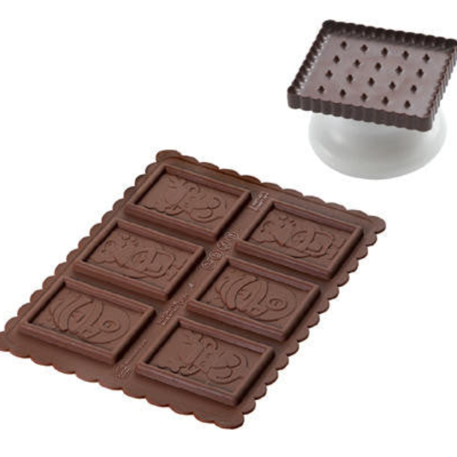 Silikomart - Silikonform - Weihnachts-Keks Set Schneemann