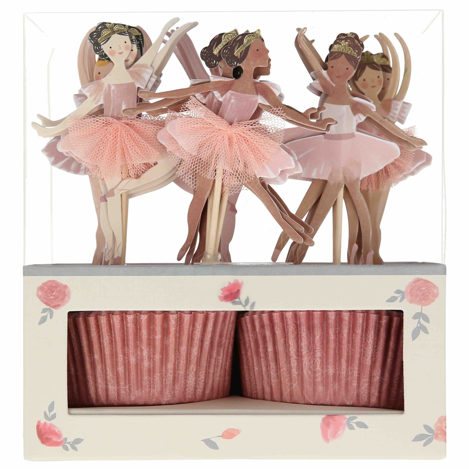 Cupcake Set - Ballerina Cupcake Set - 24 Stk