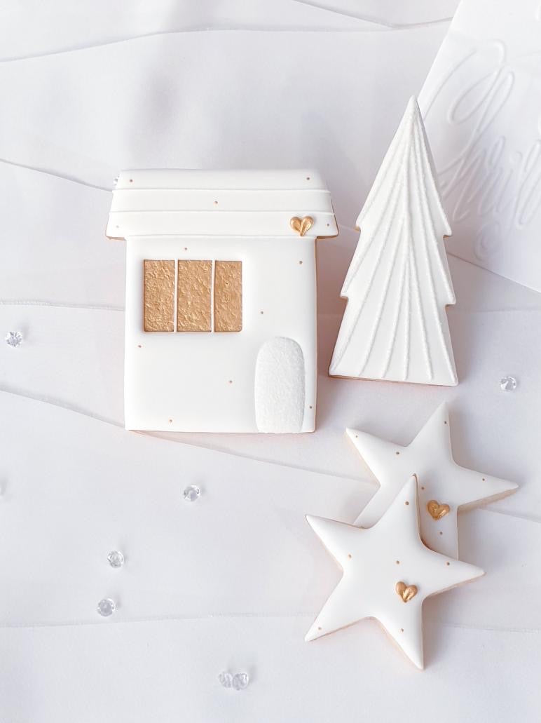 Ausstechform Weihnachtsdorf Haus 6