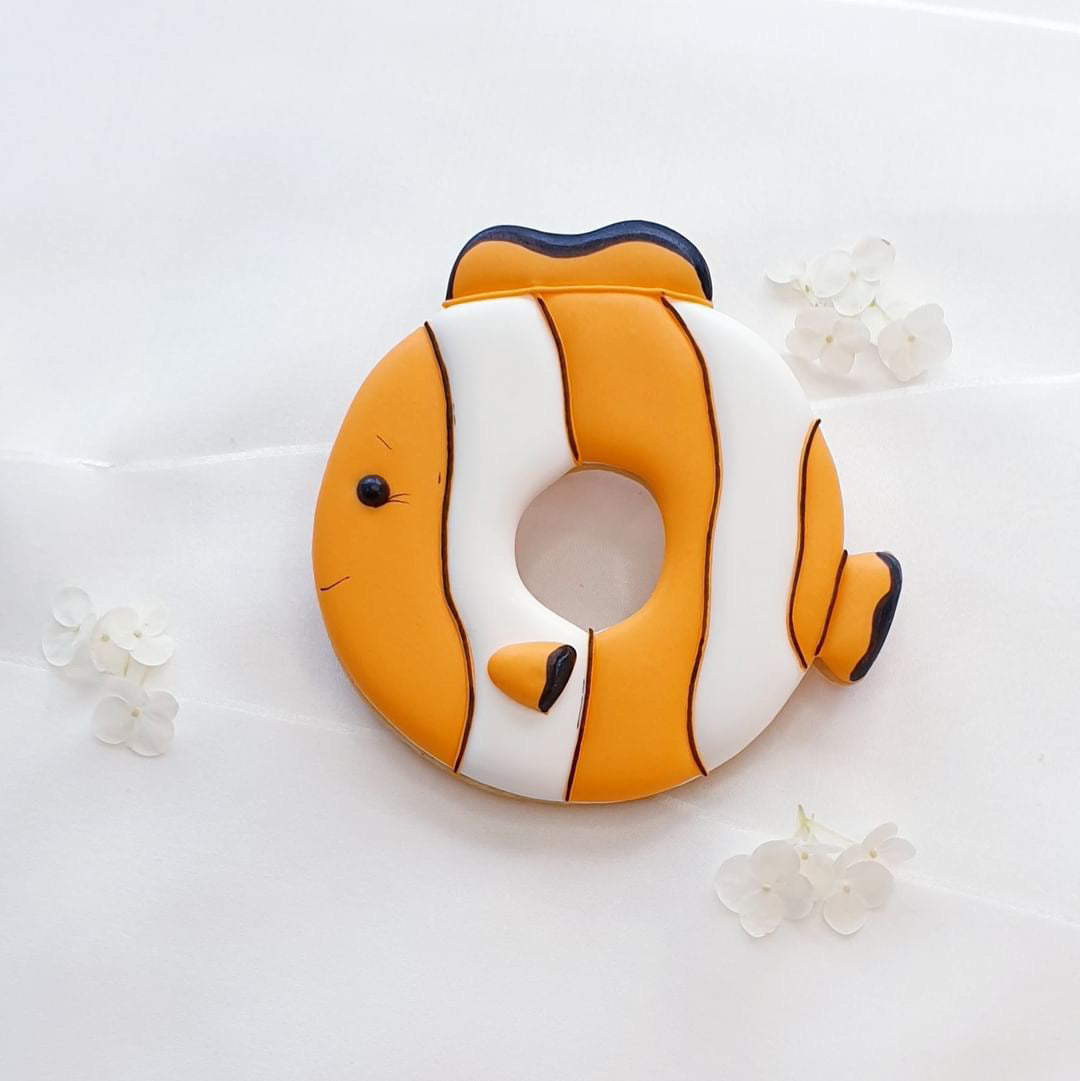 Ausstechform Donut Nemo Clownfisch