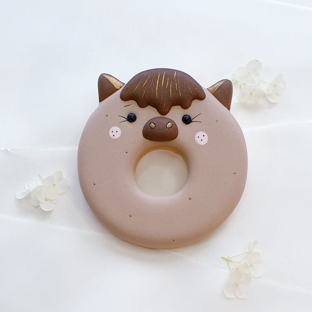 Ausstechform Donut Pferd