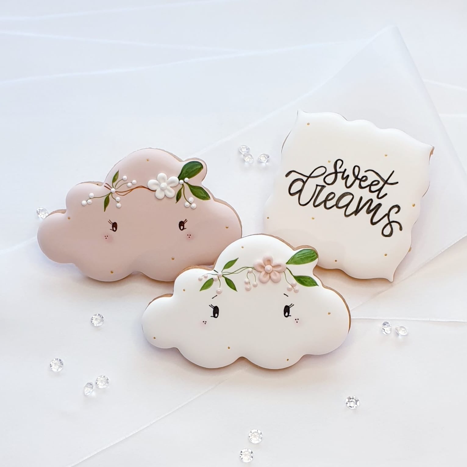 Ausstechform Wolke mit Blume