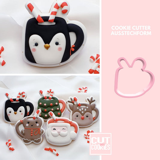 Ausstechform Pingu Tasse