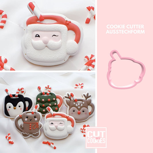 Ausstechform Santa Tasse 