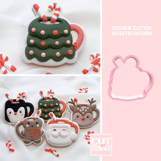 Ausstechform Tannenbaum Tasse