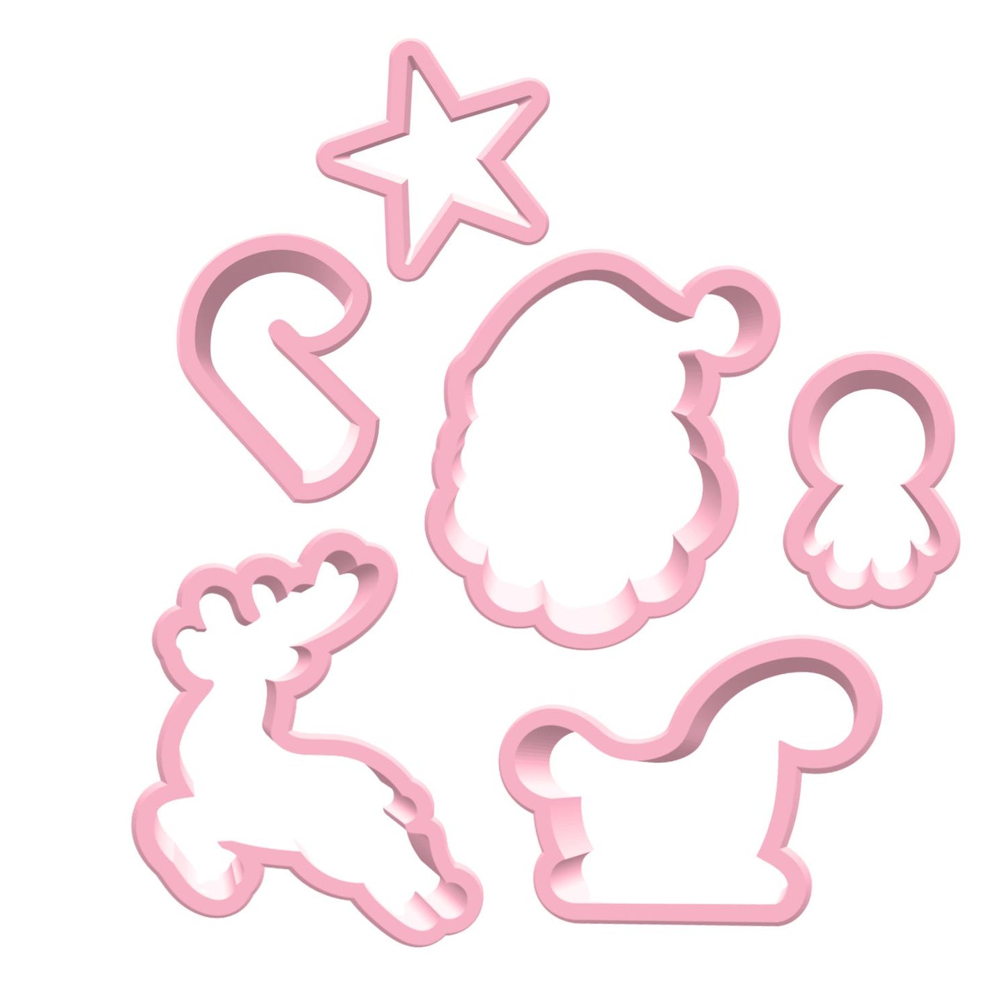 Ausstechformen Set - Nordpol Express - 6 Stk