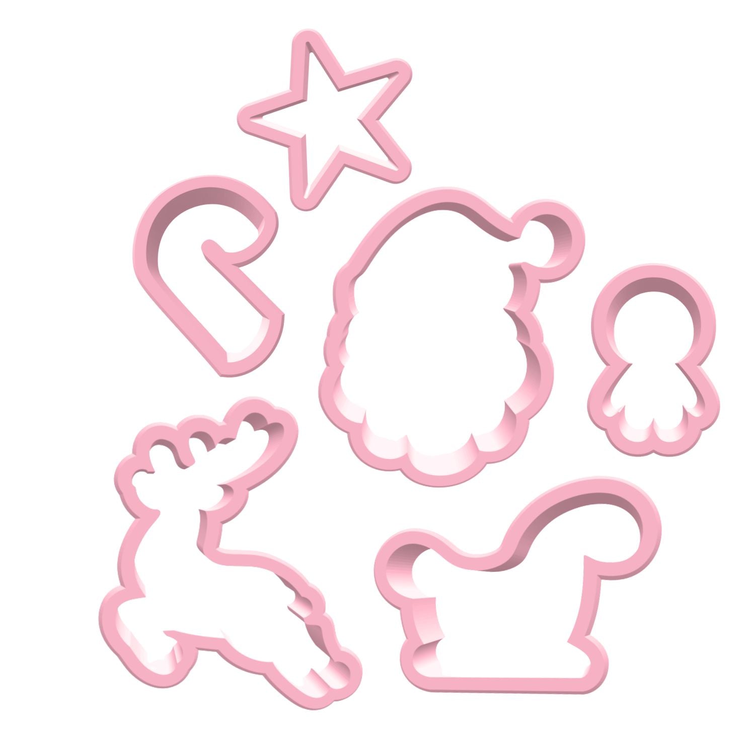 Ausstechformen Set - Nordpol Express - 6 Stk